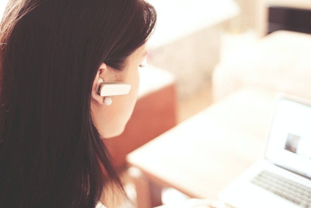 Lady talking on the phone